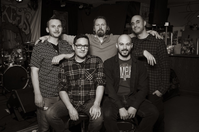 Catch Light Group Shot, black and white